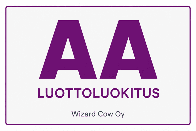 Wizard Cow Oy — luottoluokitus AA